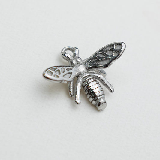 DIJE ABEJA PLATEADA