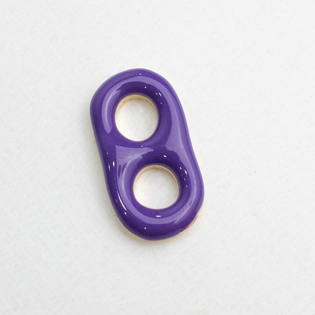 Dije Esmaltado Morado Diseño Infinito